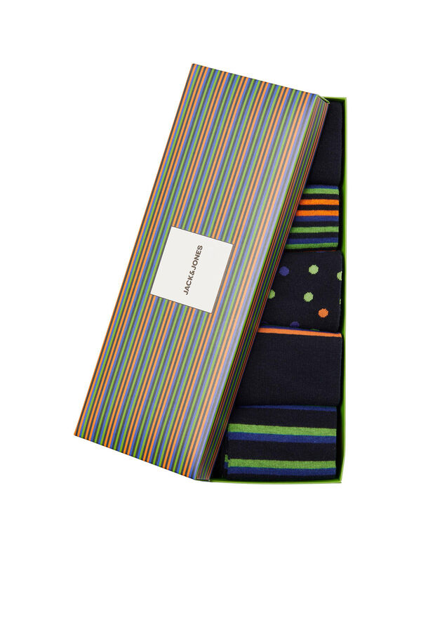 Jack & Jones Pack de regalo 5 calcetines azul