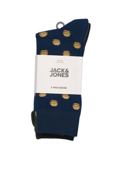 Jack & Jones Pack 3 meias estampadas