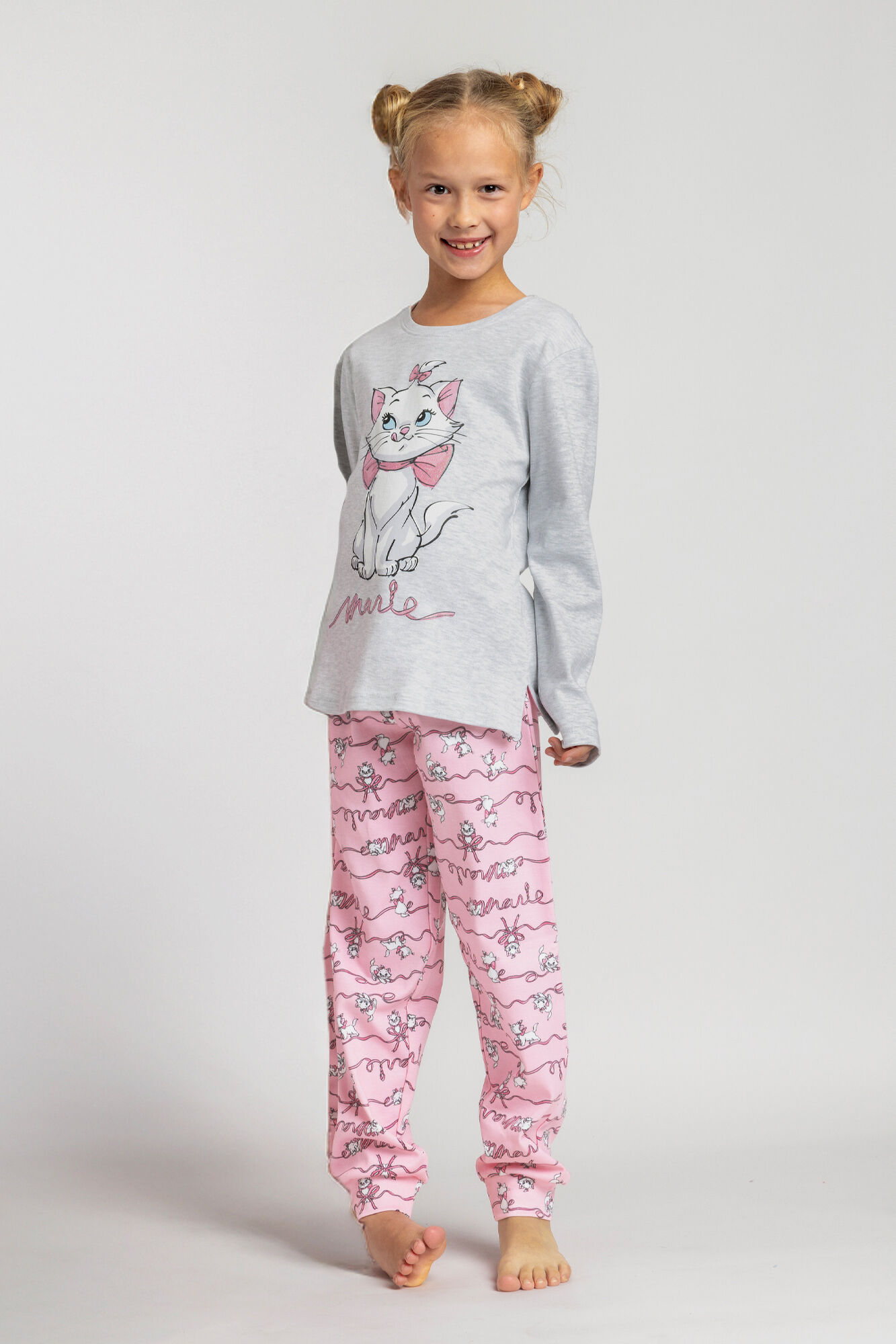 Admas Pijama infantil comprido gato Marie Disney