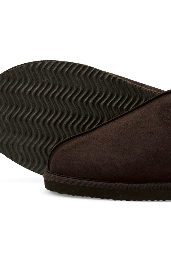 Jack & Jones Zapatillas casa borreguito marr&oacute;n