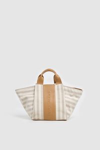 Pepe Jeans Bolso de mano lona rayas