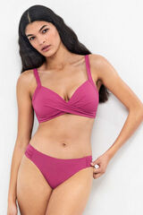 Gisela Braga bikini cl&aacute;sica morado/lila