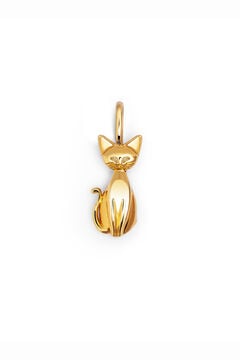 Singularu Charm Salem Enamel Black Ba&ntilde;o Oro