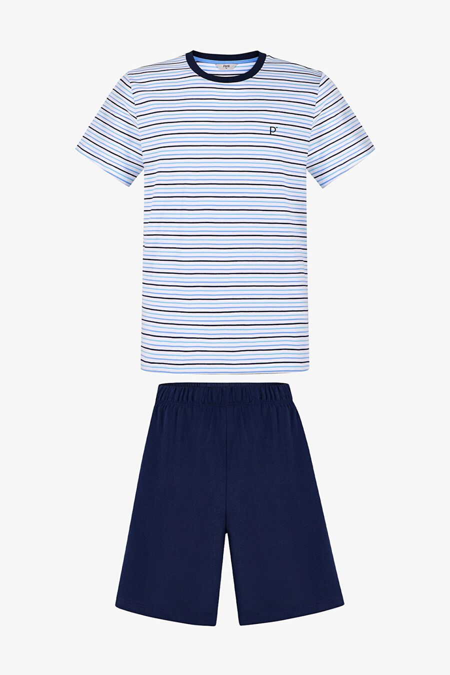 Conjunto pijama corto rayas