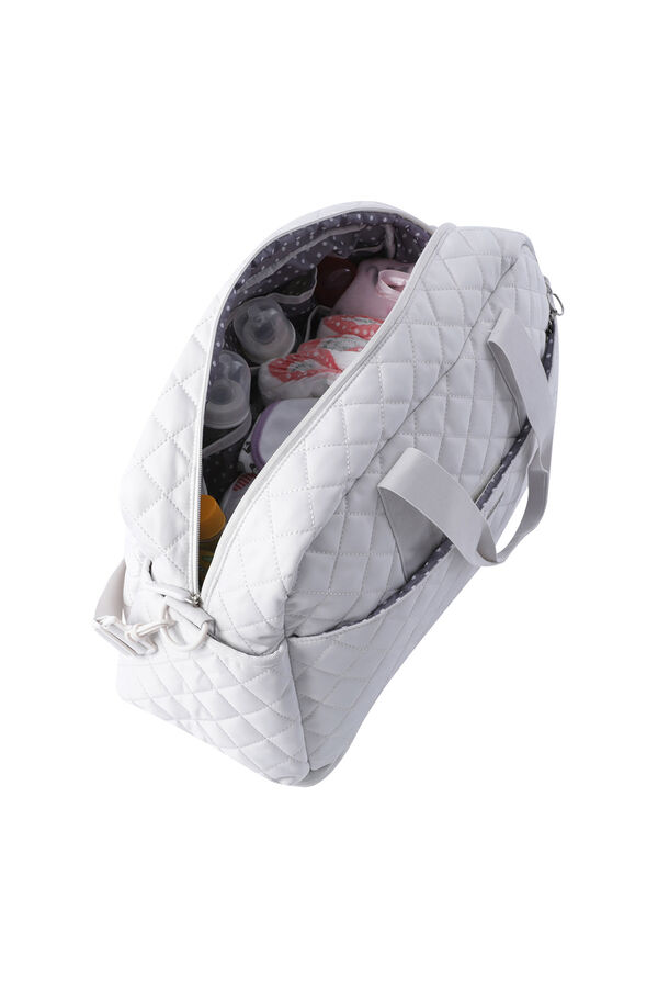 Totto Bolso "maternity"  Babybao 2.0 - Blanco negro
