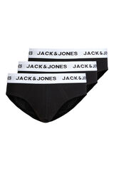 Jack & Jones Pack 3 slips b&aacute;sicos negro
