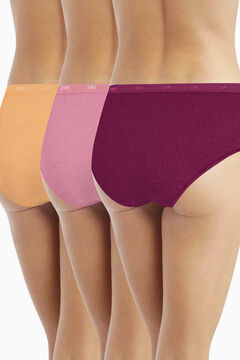 DIM Pack de 3 culottes em v&aacute;rias cores