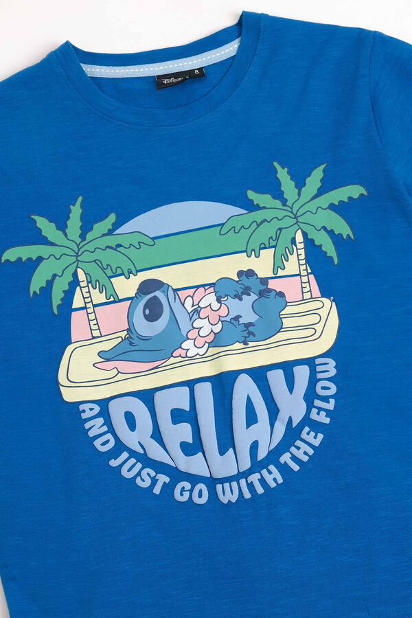 Admas Disney Stitch Waves Short Pajamas blue