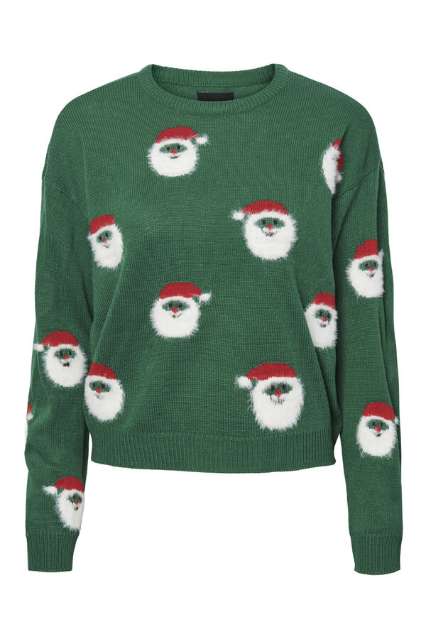Pieces Jersey de punto de navidad verde