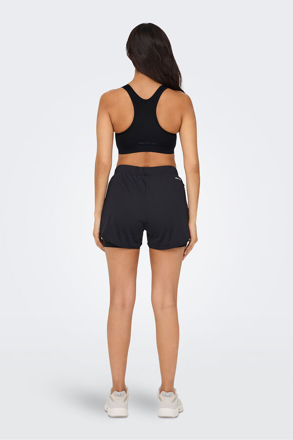 Only Play Sujetador deportivo intensidad media negro