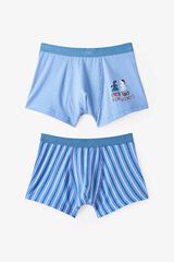 Penti Pack 2 boxers dino rayas azul