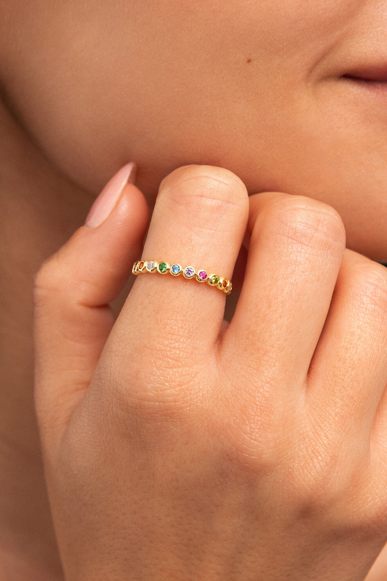 Singularu Anillo Orbit Ba&ntilde;o Oro