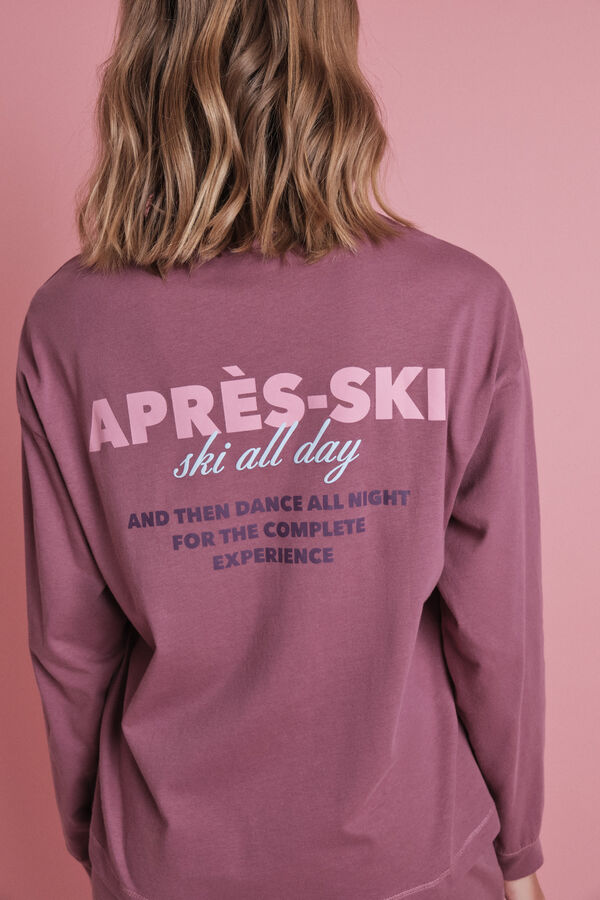 HI&BYE Dugački set od 100% pamuka roze apres-ski Roze