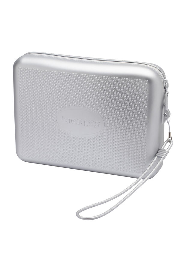 Havaianas Havaianas metallic beach vanity case  grey