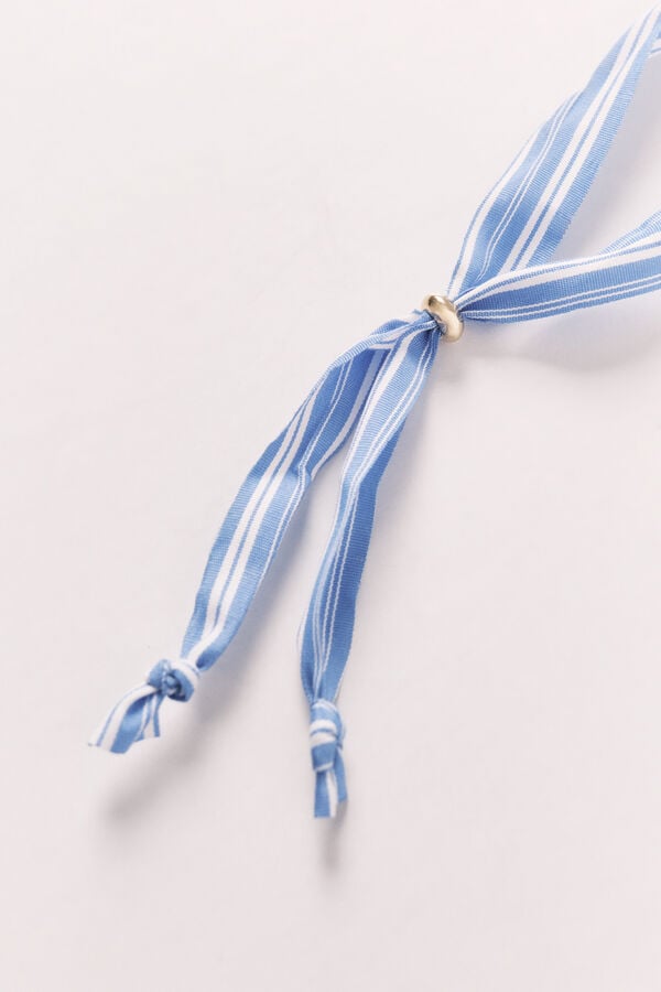 Women'secret Ogrlica od tkanine sa chili perlama Narandžasta