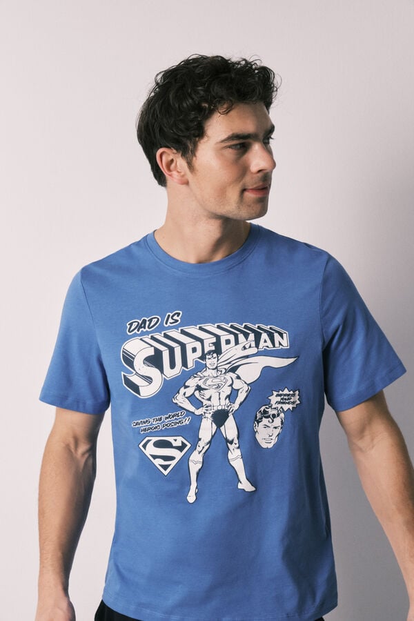 Women'secret 100% pamučna mu&scaron;ka duga pidžama Superman Print