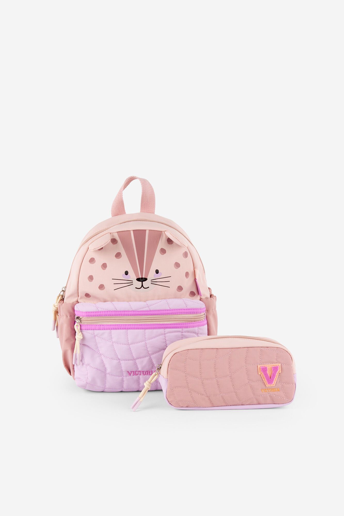 Victoria Necessaire de nylon acolchoada