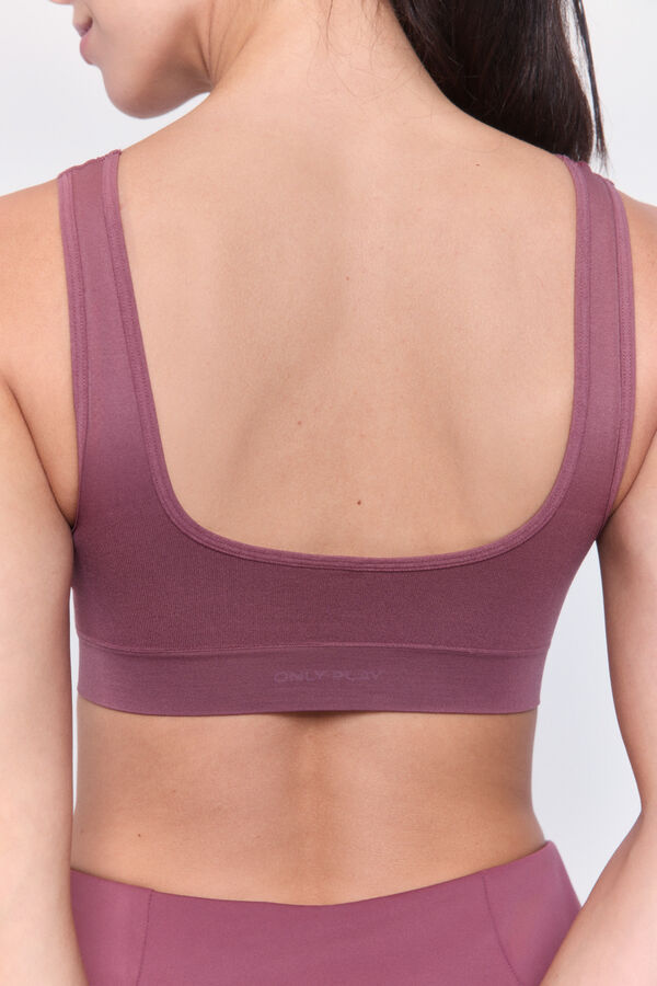Only Play Sujetador deportivo intensidad media fucsia