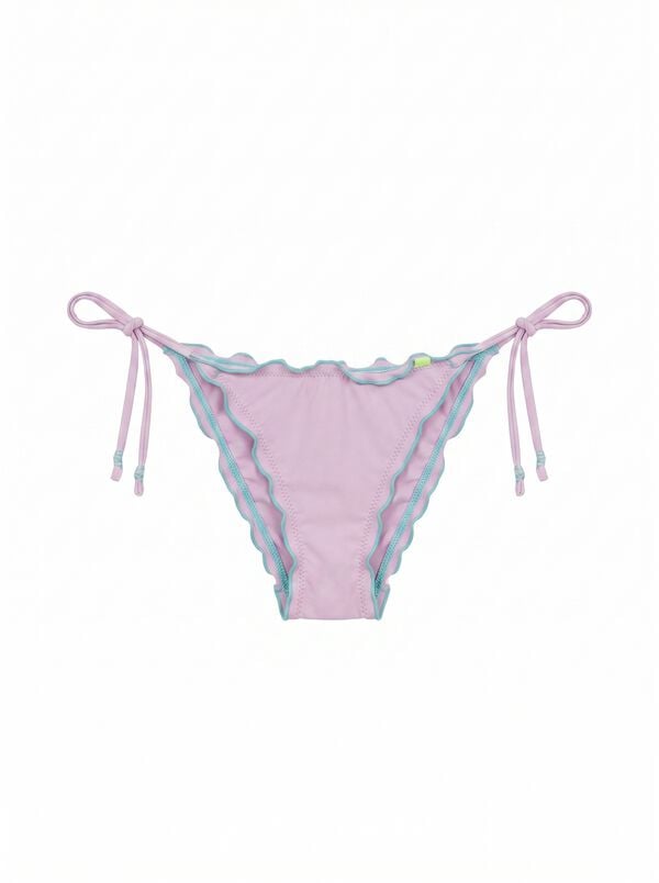 HI&BYE Lila brazilske gaćice za bikini sa trakama Ljubičasta