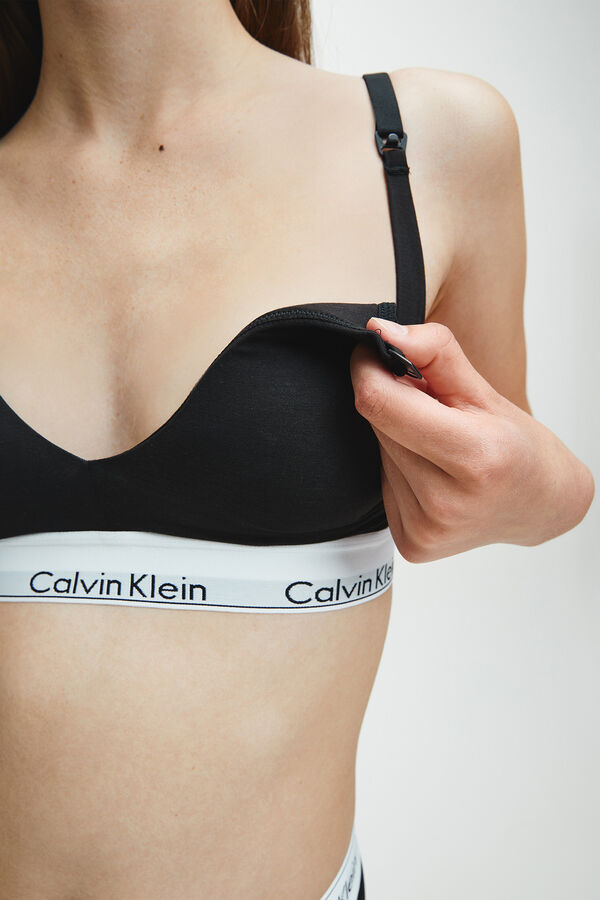 Calvin Klein Modern Cotton Maternity Bra, Black