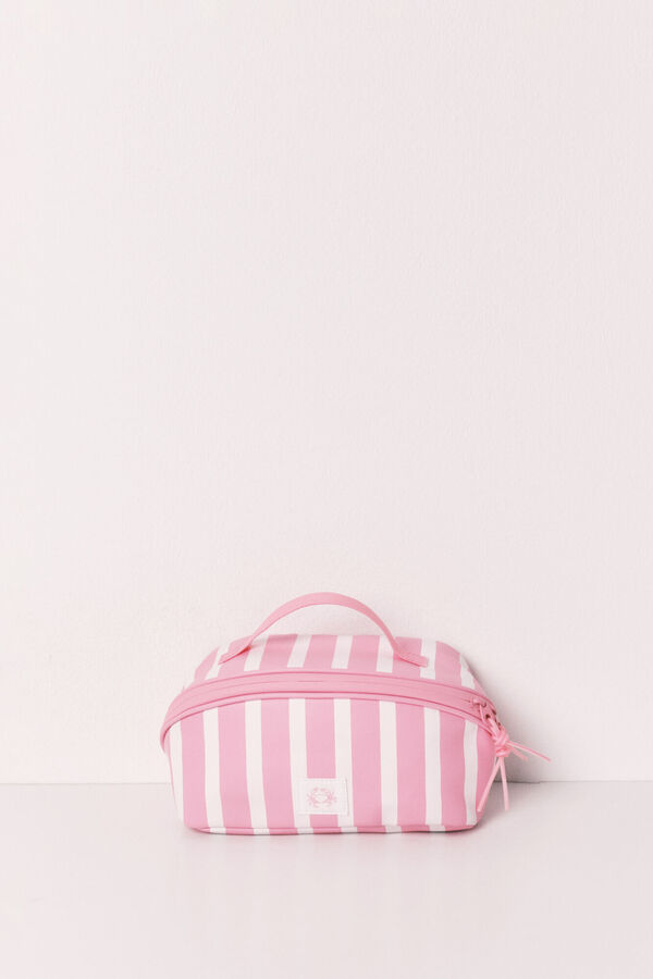 Women'secret Srednji neseser na roze pruge Roze