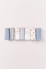 Women'secret Pakovanje od 7 pamučnih brazilskih gaćica različitih dezena Print