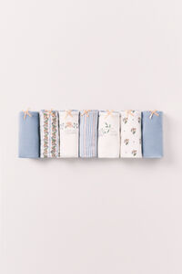 Women'secret Pakovanje od 7 pamučnih brazilskih gaćica različitih dezena