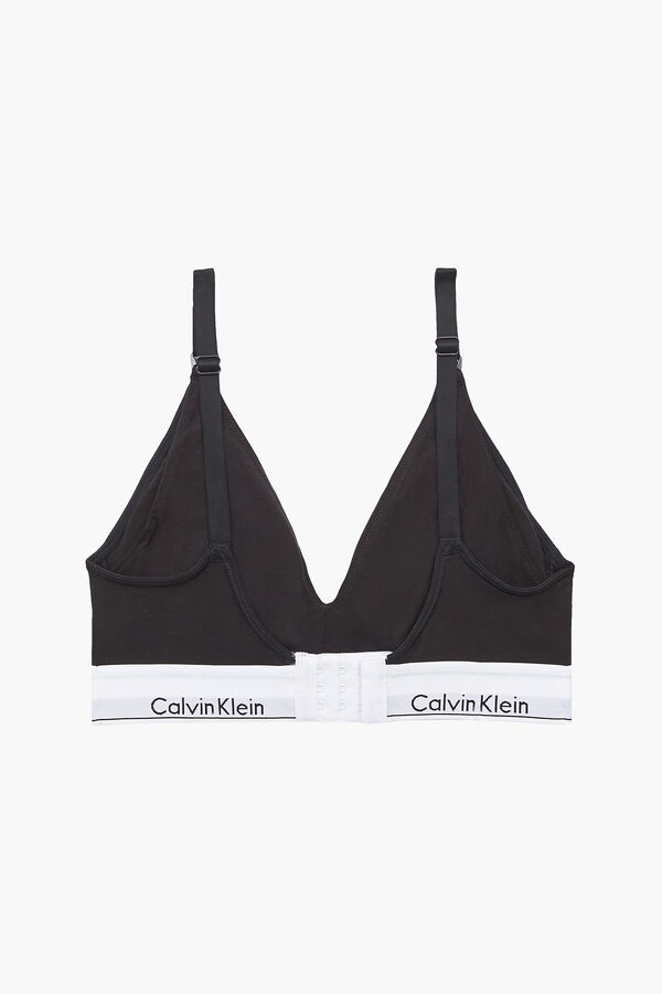 Womensecret Top de maternidade algodão com cós da Calvin Klein preto