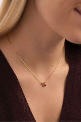 Singularu Collar Rainbow Bubbles Ba&ntilde;o Oro amarillo