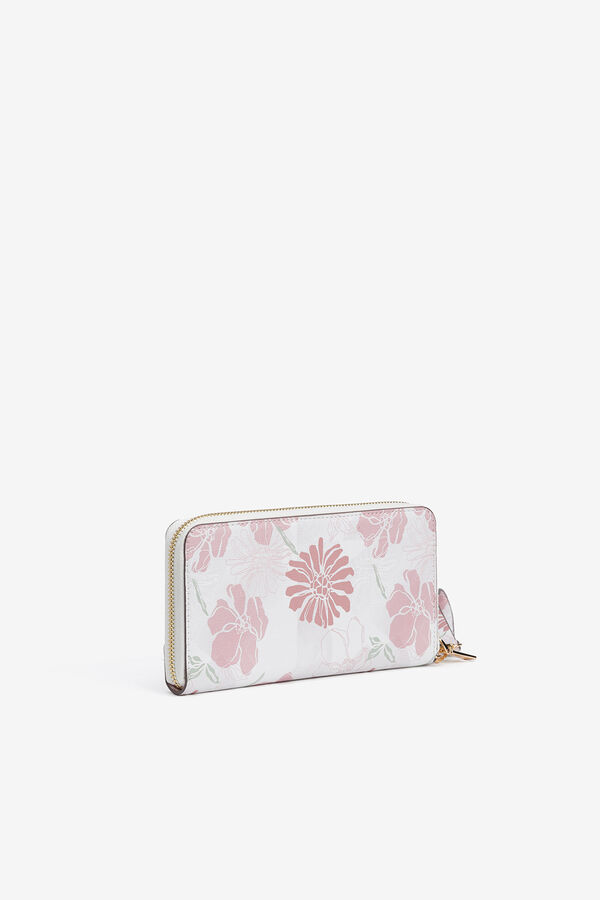 Vilanova Monedero Grande Floral beige