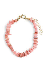 Pieces Pulseira de pedra rosa