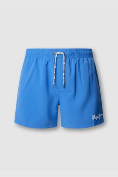Pepe Jeans Solid colour drawstring regular swimwear blue