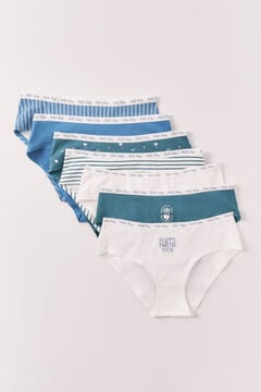 Women'secret Pakovanje od 7 pamučne culotte gaćice sa Hello Kitty printom