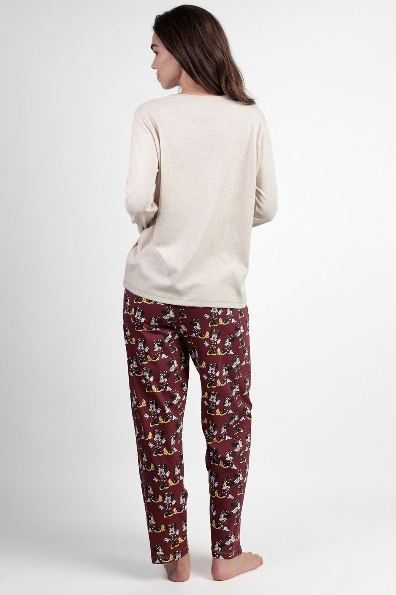 Admas Pijama largo Minnie Mouse para mujer