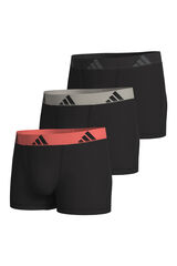 Adidas Pack de 3 b&oacute;xers de algod&oacute;n Active Flex estampado