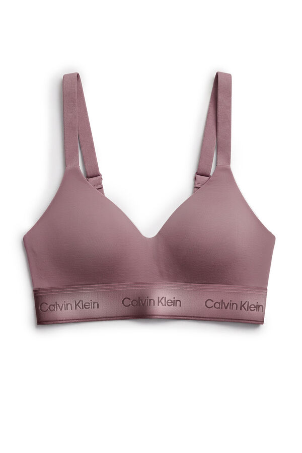 Calvin Klein Soutien bralette pr&eacute;-formado rosa