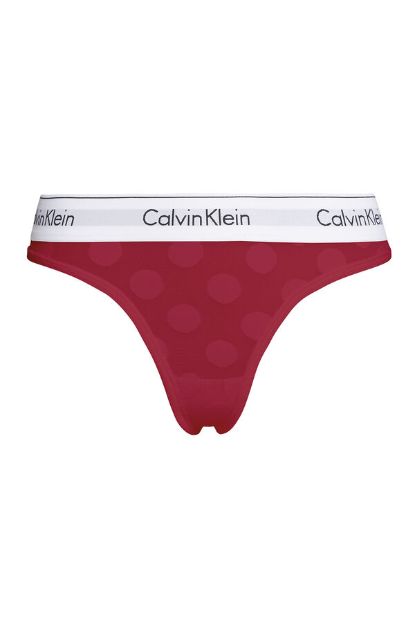 Tanga Calvin Klein Modern vermelho