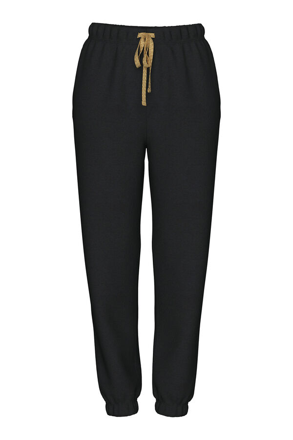 Pieces Cal&ccedil;a de fato de treino preto