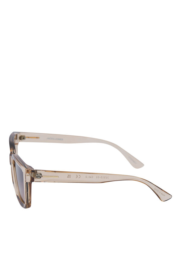 Jack & Jones &Oacute;culos de sol de arma&ccedil;&atilde;o quadrada branco
