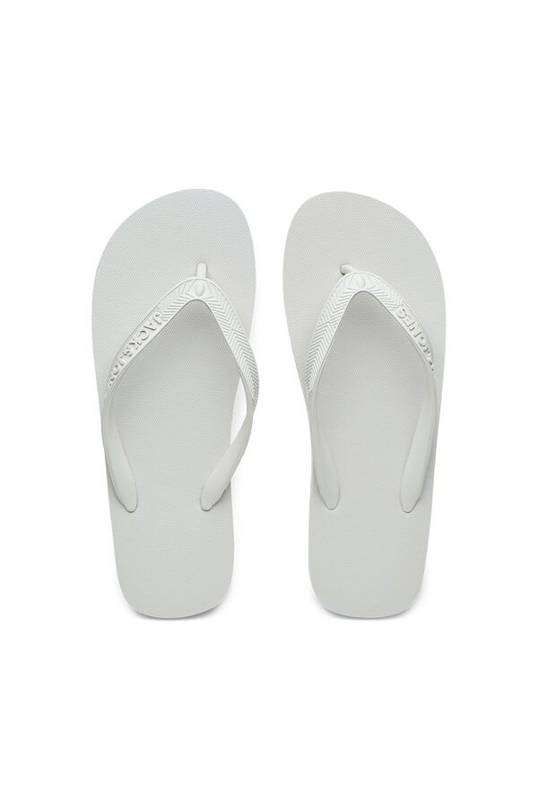 Jack & Jones Chanclas tipo flip-flop logo gris