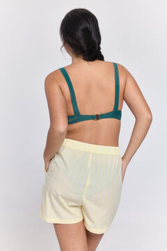 Pieces Bikini top nylon con glitter