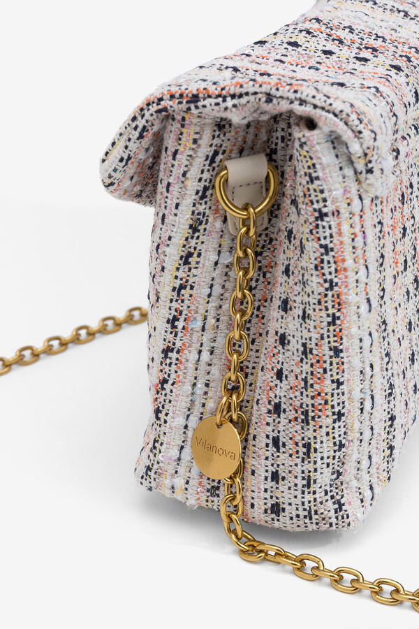 Vilanova Tweed crossbody bag grey