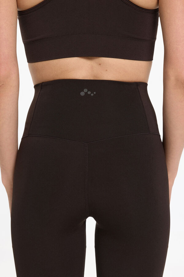 Only Play Legging JAM tiro extra alto marr&oacute;n