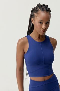 Born Living Yoga Sujetador top deportivo Saori azul