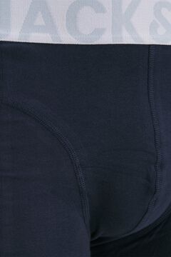 Jack & Jones Pack 3 boxers em algod&atilde;o