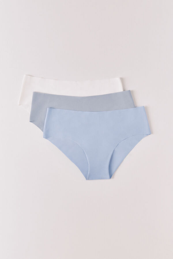 Women'secret 3 raznobojne mikrofiber culotte gaćice Print