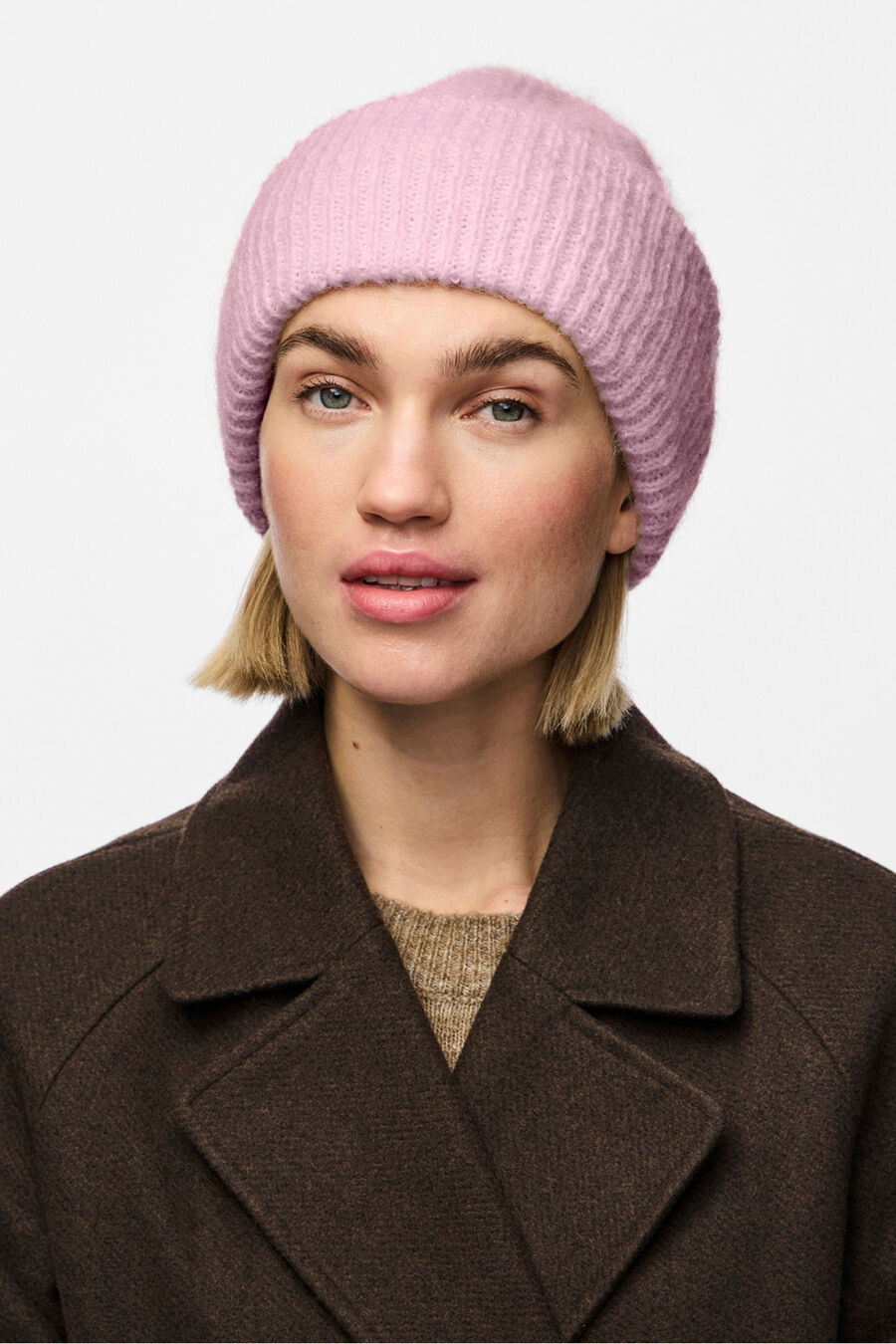 Gorro de punto alpaca jaspeado