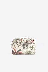 Vilanova Floral Print Vanity Case white