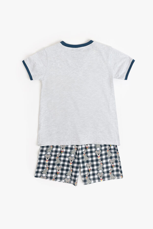 Admas Pijama curto da Disney Ladynd the Tramp azul