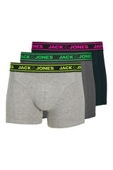 Jack & Jones Pack of 3 short boxers grey